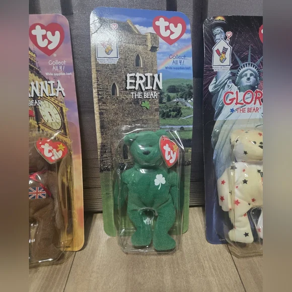 Ty Beanie Babies Bears Collection - Maple, Britannia, Erin, Glory - Picture 4 of 13